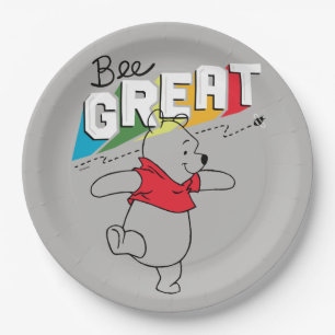 Winnie the Pooh   Bee Great Paper Plate