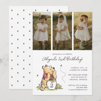 Winnie the Pooh Birthday | Photo Collage Invitation