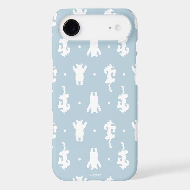 Winnie the Pooh | Blue Pastel Polka Dot Pattern Case-Mate iPhone Case (Back)