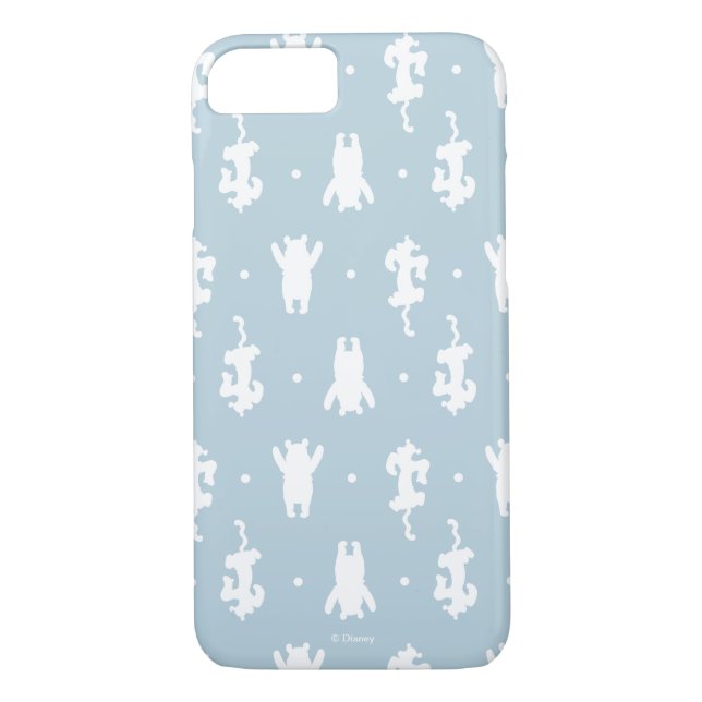 Winnie the Pooh | Blue Pastel Polka Dot Pattern Case-Mate iPhone Case (Back)