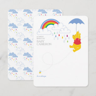 Winnie the Pooh   Boy Baby Shower Card