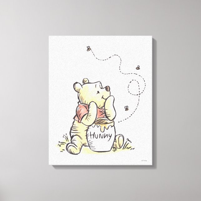 Winnie the Pooh Canvas Print (Front)
