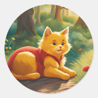 Winnie the Pooh Cat V1 Sticker
