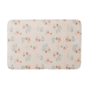 Winnie the Pooh Christmas Honey Pot Pattern Bath Mat