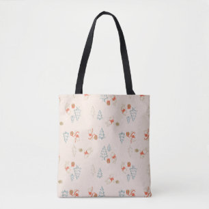 Winnie the Pooh Christmas Honey Pot Pattern Tote Bag