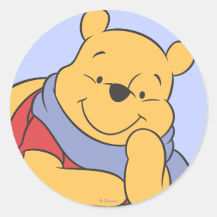 Winnie the Pooh Classic Round Sticker