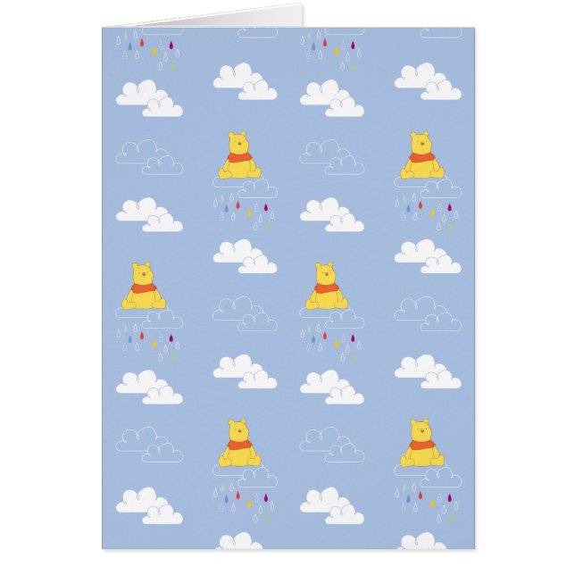 Winnie the Pooh | Cloudy Raindrop Pattern (Front)