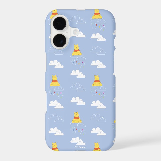 Winnie the Pooh | Cloudy Raindrop Pattern (Back)
