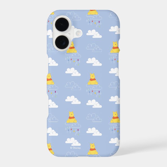 Winnie the Pooh | Cloudy Raindrop Pattern (Back)