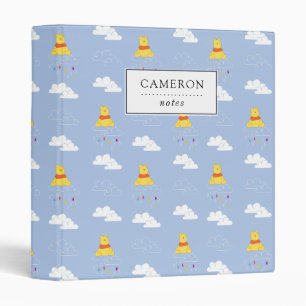Winnie the Pooh   Cloudy Raindrop Pattern Binder