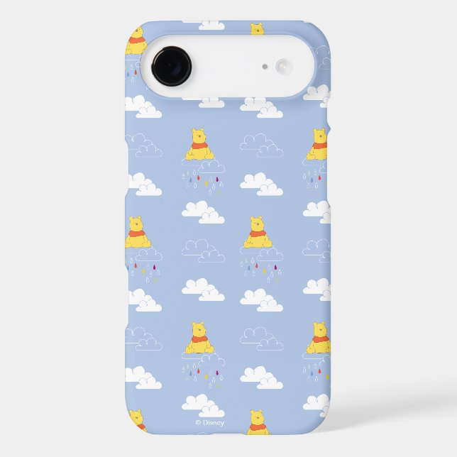 Winnie the Pooh | Cloudy Raindrop Pattern Case-Mate iPhone Case (Back)