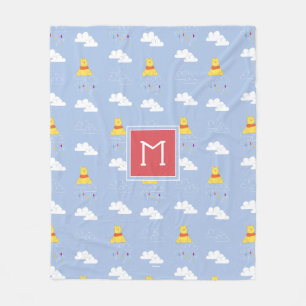 Winnie the Pooh   Cloudy Raindrop Pattern Fleece Blanket