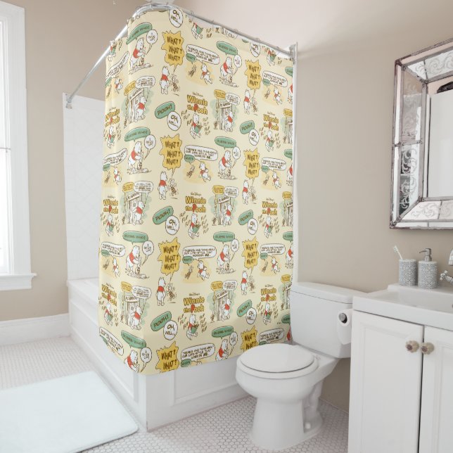 Winnie the Pooh | Comic Strip Style Pattern (In Situ)