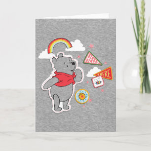 Winnie the Pooh Craft Patches - Hello There Card