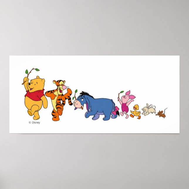 Winnie the Pooh Crew Poster (Front)