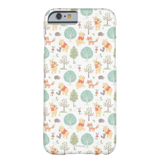 Winnie the Pooh | Cute Woodland Animals Pattern Case-Mate iPhone Case (Back)
