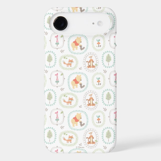 Winnie the Pooh | Cute Woodland Animals Pattern Case-Mate iPhone Case (Back)