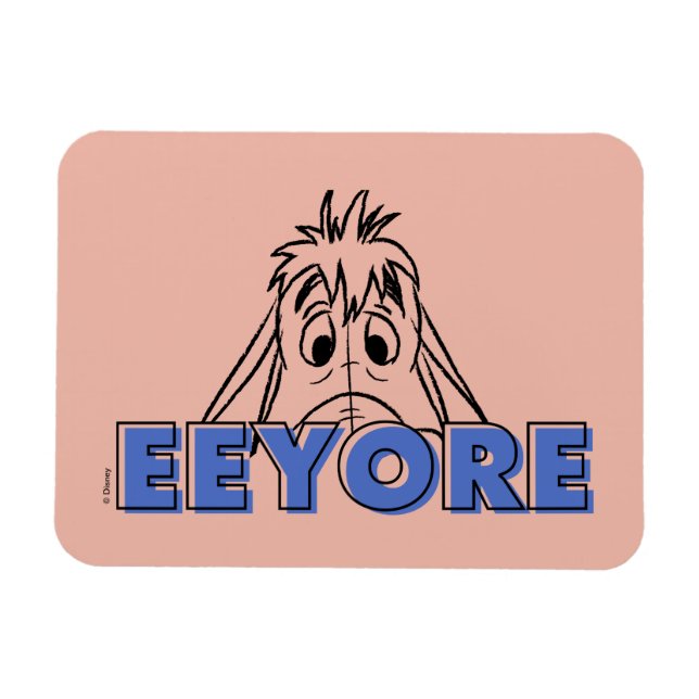 Winnie the Pooh | Eeyore Peek-A-Boo Magnet (Horizontal)