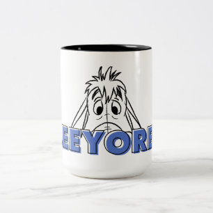 Winnie the Pooh   Eeyore Peek-A-Boo Two-Tone Coffee Mug