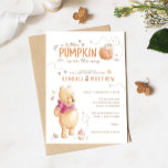 Winnie the Pooh Fall Harvest Pumpkin Baby Shower Invitation<br><div class="desc">Invite all your family and friends to your Winnie the Pooh themed Baby Shower with these sweet Fall invitations. Personalize by adding all your shower details!</div>