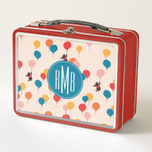 Winnie the Pooh   Flying High Balloon Pattern Metal Lunch Box