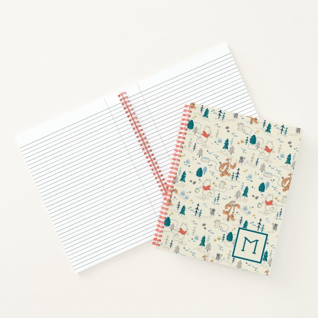 Winnie the Pooh | Forest Animals Pattern Notebook (Inside)