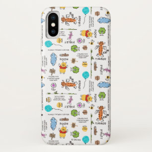 Winnie the Pooh   Friends Doodle Sketch Pattern Case-Mate iPhone Case
