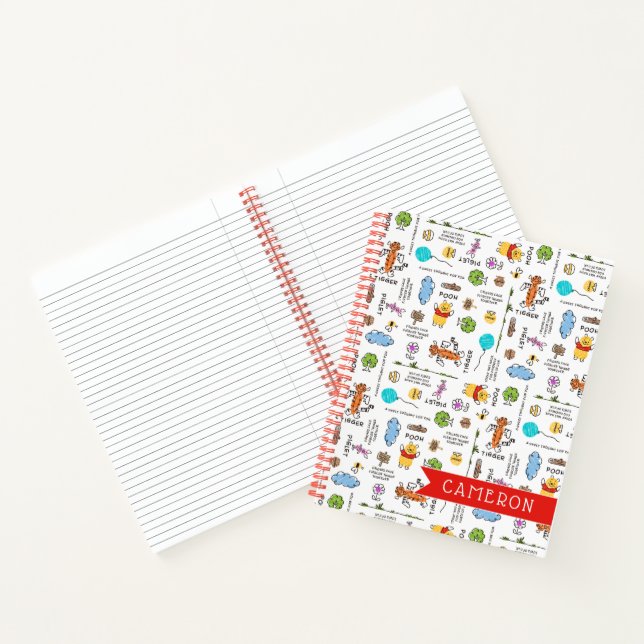 Winnie the Pooh | Friends Doodle Sketch Pattern Notebook (Inside)