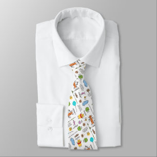 Winnie the Pooh   Friends Doodle Sketch Pattern Tie