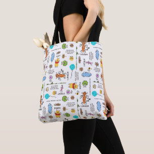 Winnie the Pooh   Friends Doodle Sketch Pattern Tote Bag