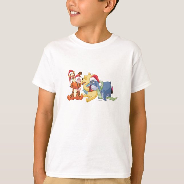 Winnie The Pooh & Friends Holiday T-Shirt (Front)
