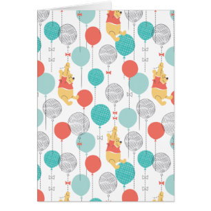 Winnie the Pooh Hanging On Balloons Pattern