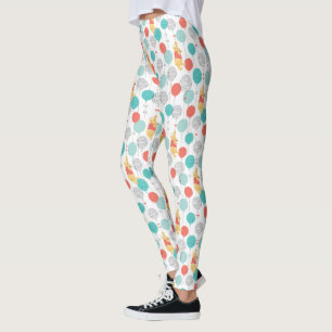 Winnie the Pooh   Hanging On Balloons Pattern Leggings