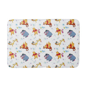 Winnie the Pooh   Hanging with Friends Pattern Bath Mat