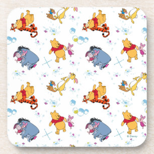 Winnie the Pooh   Hanging with Friends Pattern Coaster