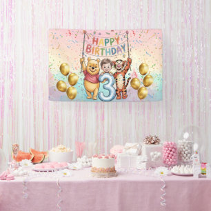 Winnie the Pooh   Happy Birthday Banner