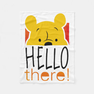Winnie the Pooh   Hello There! Fleece Blanket