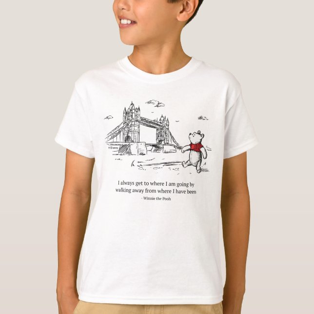 Winnie the Pooh | I Always Get to Where I Am Going T-Shirt (Front)