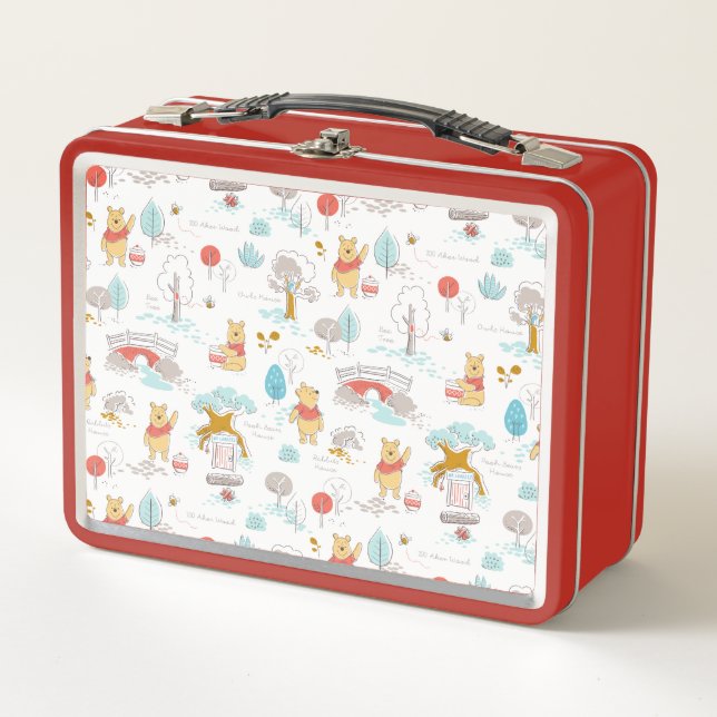 Winnie the Pooh | In the Hundred Acre Wood Metal Lunch Box (Front)