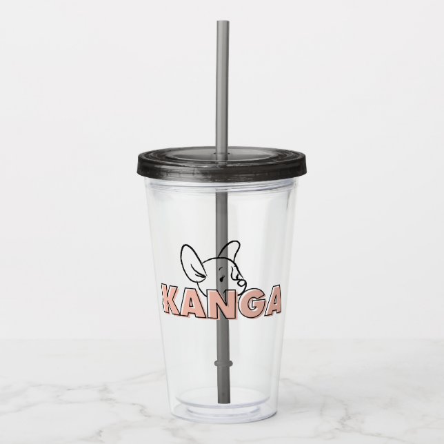 Winnie the Pooh | Kanga Peek-A-Boo Acrylic Tumbler (Front)