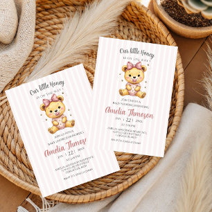 Winnie the Pooh Little Hunny Baby Shower Invitation
