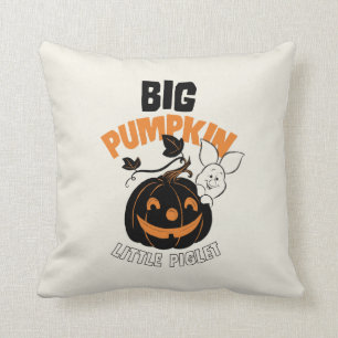 Winnie the Pooh   Little Piglet Big Pumkin Throw Pillow