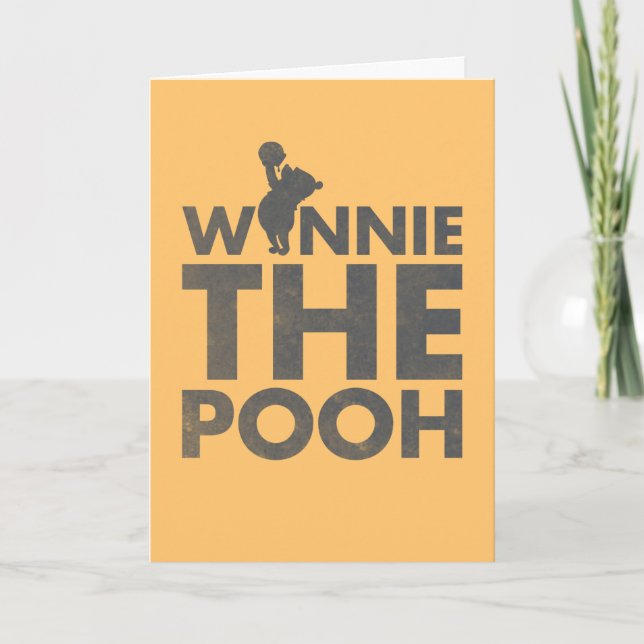 Winnie the Pooh Logo Card (Front)