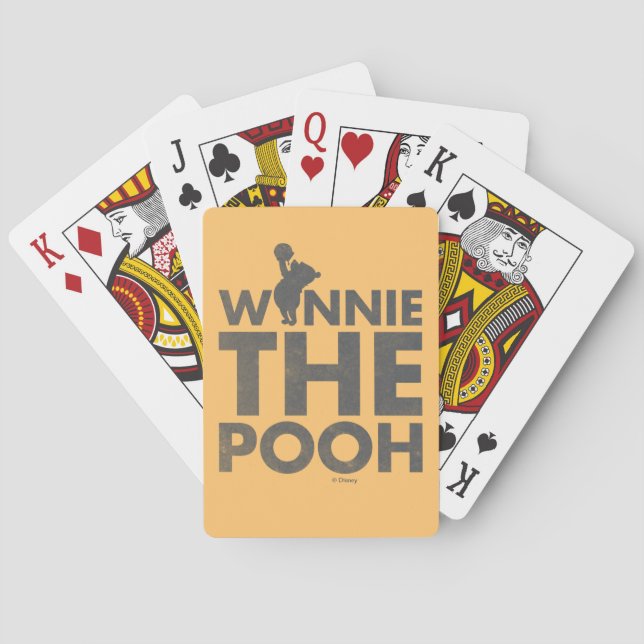 Winnie the Pooh Logo Playing Cards (Back)