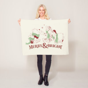 Winnie the Pooh   Merry & Bright Fleece Blanket