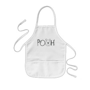 Winnie the Pooh Name Kids Apron
