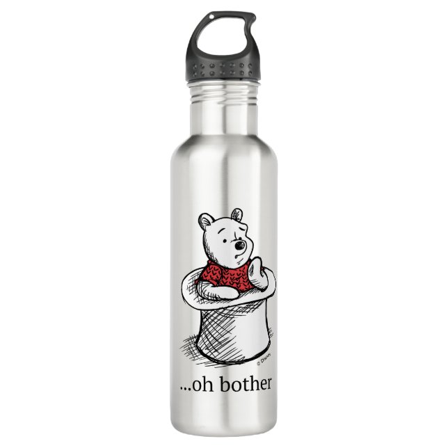 Winnie the Pooh | Oh Bother Quote 710 Ml Water Bottle (Front)