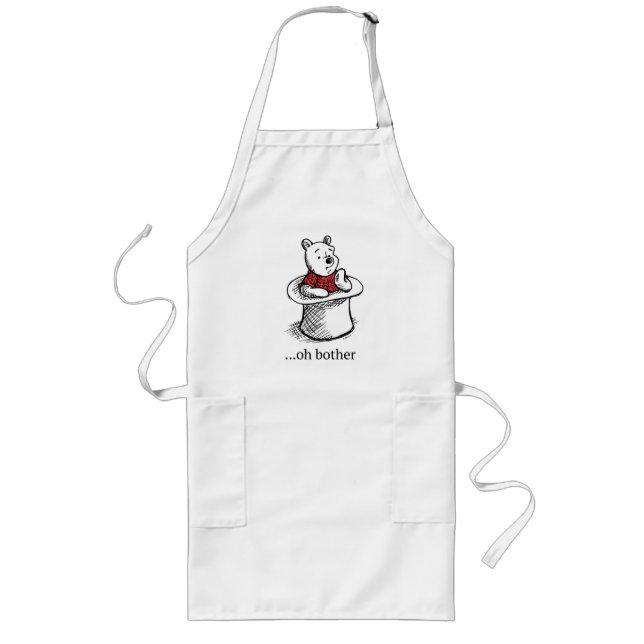 Winnie the Pooh | Oh Bother Quote Long Apron (Front)