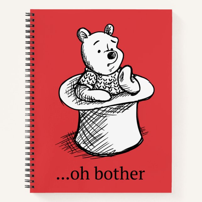 Winnie the Pooh | Oh Bother Quote Notebook (Front)