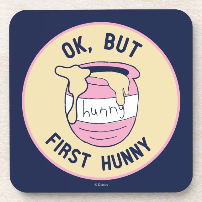 Winnie The Pooh | OK, But First Hunny Coaster (Front)